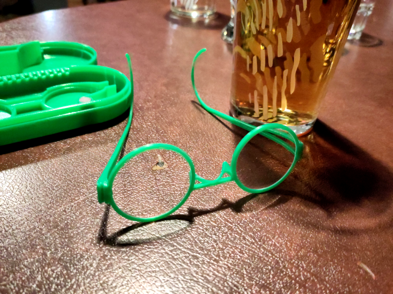 Green PLA glasses