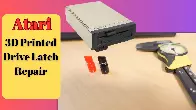 3D Print and Replace Atari 1050 Drive Latch Mechanism