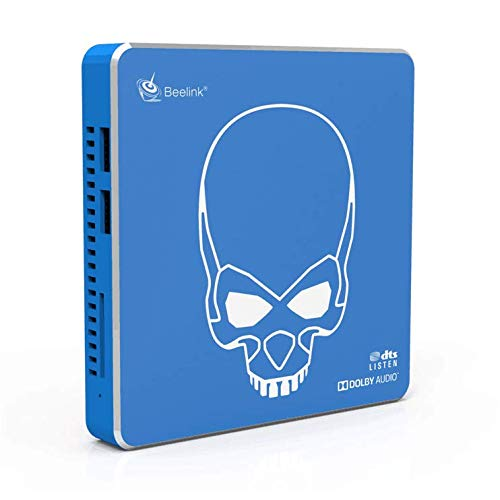 A image of a streaming computer, small square device, with a almost Steal Your Face on it