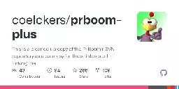 GitHub - coelckers/prboom-plus: This is a cleaned up copy of the PrBoom+ SVN repository as a courtesy for those interested in forking that port