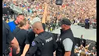 Bernie Sanders has police drag away anti-genocide protesters at “Fighting Oligarchy” rally
