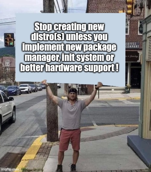 Unneeded new distro(s) and their immaturity.