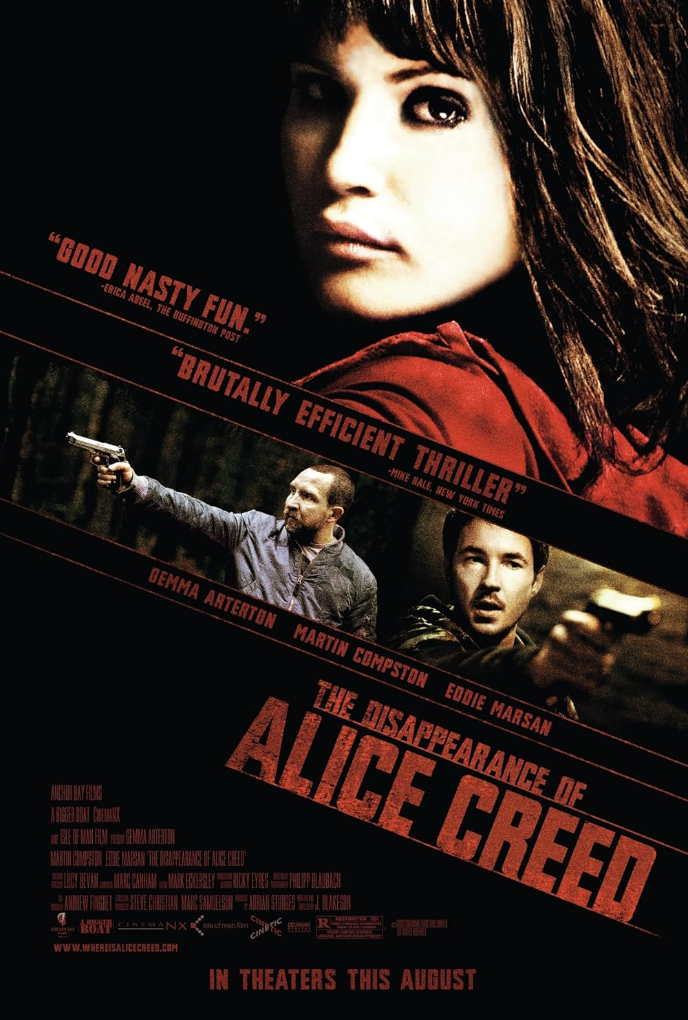 The Disappearance of Alice Creed film poster 