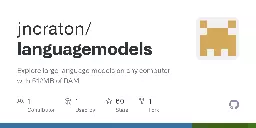 GitHub - jncraton/languagemodels: Explore large language models in 512MB of RAM