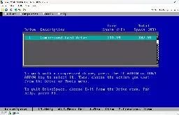 MS-DOS applications: DriveSpace
