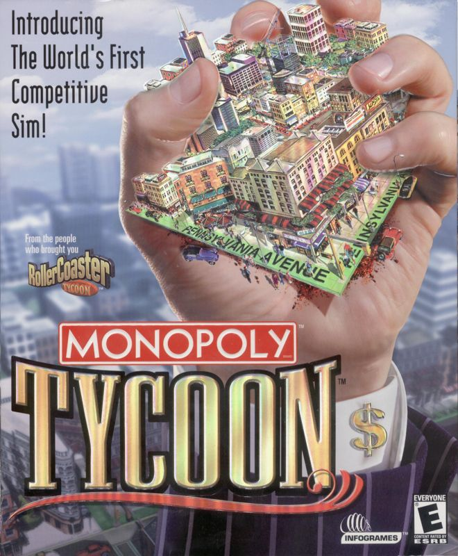 Monopoly Tycoon US Box Cover by Deep Red Games (2001)