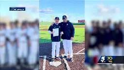 A decade after retirement, Oklahoma baseball coach gets surprise 900th win
